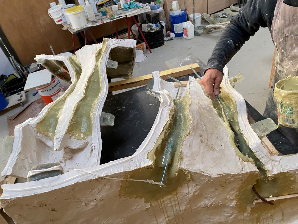 Intégration d'armatures